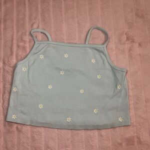 Vibe Light Blue Knit Top
